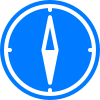 icons8-compass-south-100
